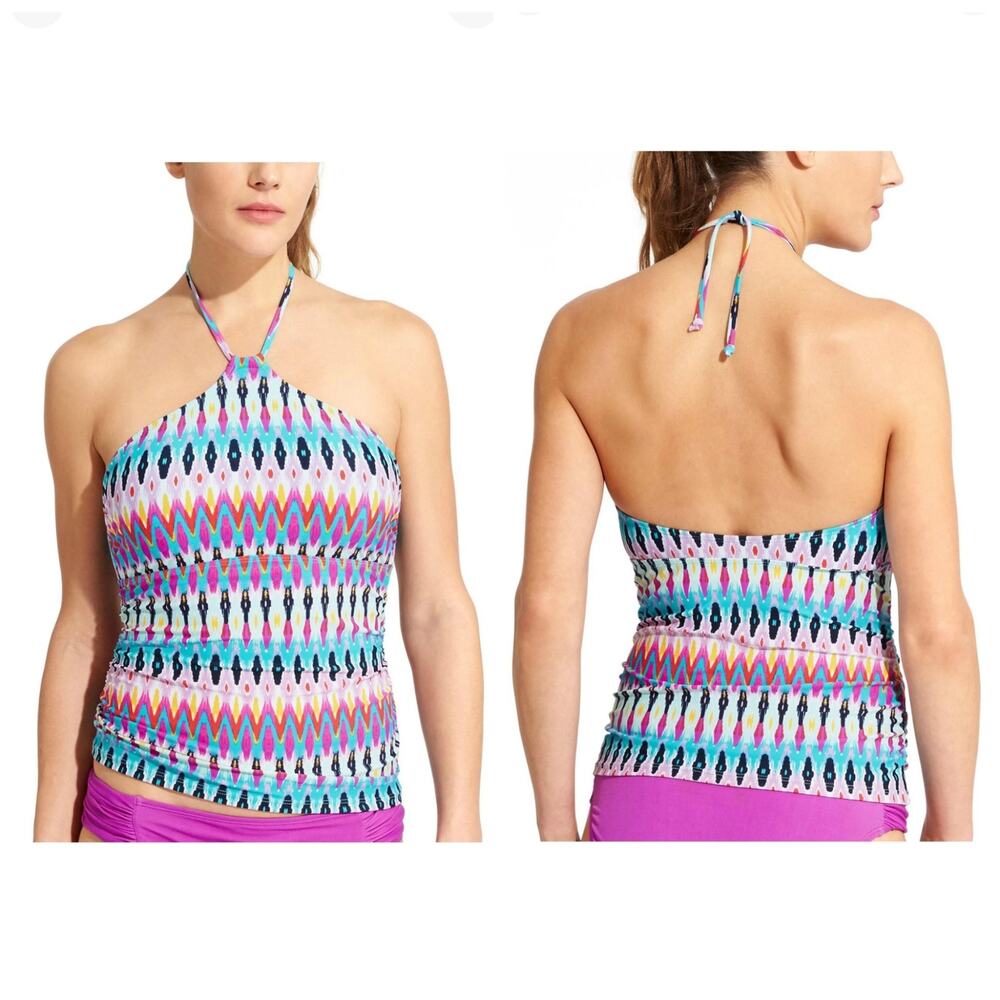 Athleta Boscabell High Neck Tankini sz M